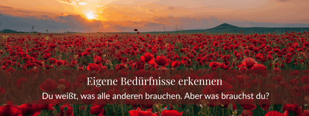 Eigene Bedürfnisse erkennen: Du weißt, was alle anderen brauchen. Aber was brauchst du?