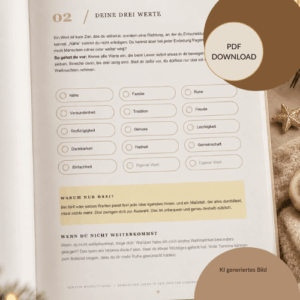 Mockup Weihnachtskompass Werte