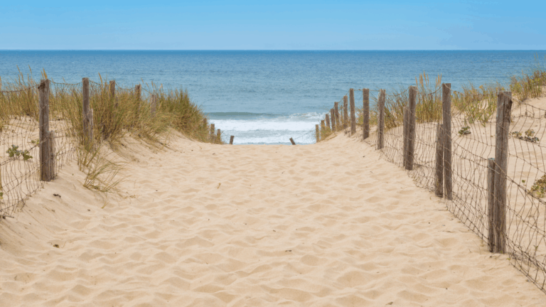 Weg am Strand als Zeichen für innere Orientierung
